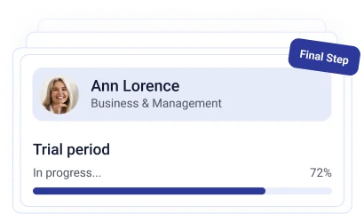 Probation period and ongoing reviews