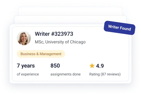 An expert holding a Master's or Doctorate degree with relevant subject and topic experience will do the assignment.