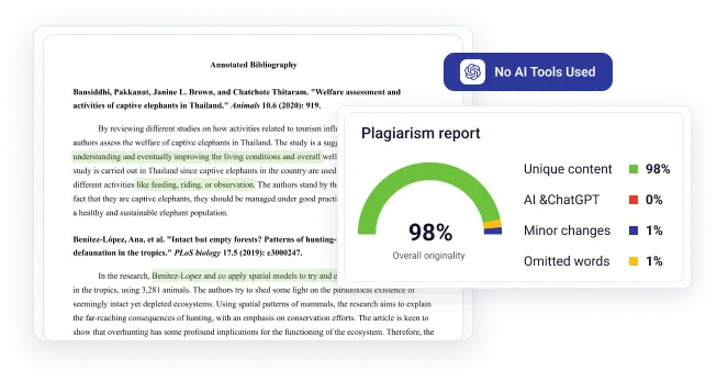 We rely on reliable databases like JSTOR, Google Scholar, EBSCO, IEEE, Scopus, Eric, and others. The result adheres to your instructions and is checked for 100% originality.