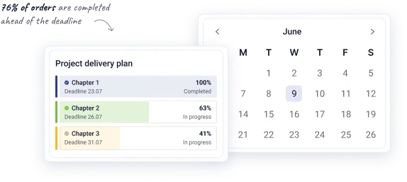 Our system prioritizes urgent tasks and ensures every essay arrives on time. Even last-minute tasks are handled quickly and accurately.