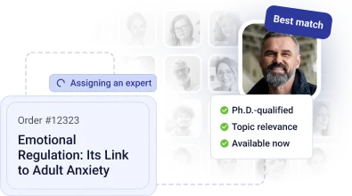 We assign the right expert