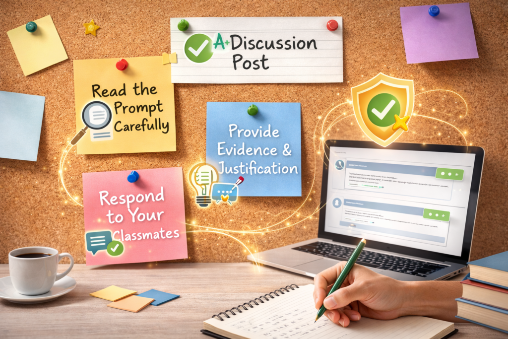 How to Structure a Discussion Post